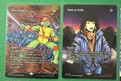 MTG TMNT 65 Card Lot (5 MYTHIC, 10 RARE, 20U, 30C) Leo’s Katana The Ooze P10 - Image 3