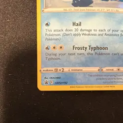 Pokemon TCG Glaceon SWSH192 SWSH: Sword & Shield Promo Holo Card - Image 3