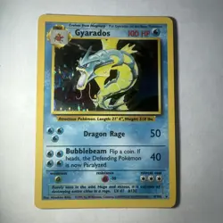 Pokemon Cards: Base Set Rare Holo: Gyarados 6/102 - Image 1