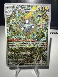 Pokemon TCG Magneton SVP 159 Surging Sparks Promo Card NM Condition - Image 1