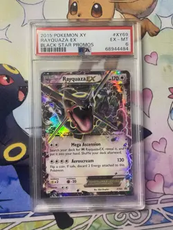 2015 POKEMON BLACK STAR PROMO RAYQUAZA #XY69 PSA 6 POP189! - Image 1
