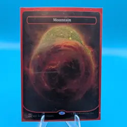 MTG Mountain (494) (Borderless) | Galaxy Foil | Unfinity - Image 1
