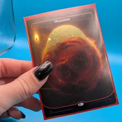 MTG Mountain (494) (Borderless) | Galaxy Foil | Unfinity - Image 3