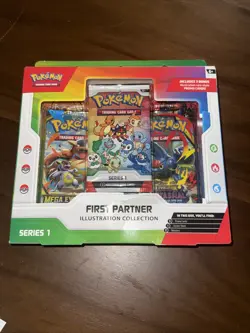Pokemon First Partner Illustration Collection Series 1 Promo Box (Damaged Box) - Image 1