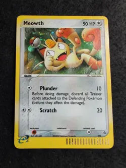 Meowth Black Star Promo #13 Holo 2003 Expedition Pokemon TCG - Image 1