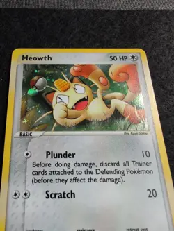 Meowth Black Star Promo #13 Holo 2003 Expedition Pokemon TCG - Image 2