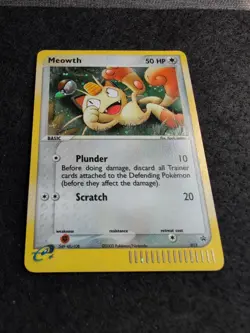 Meowth Black Star Promo #13 Holo 2003 Expedition Pokemon TCG - Image 3