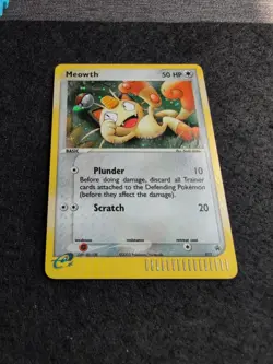 Meowth Black Star Promo #13 Holo 2003 Expedition Pokemon TCG - Image 4