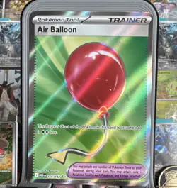 Pokemon Air Balloon Me01: Mega Evolution Ultra Rare Holo 166/132 Studio Bora - Image 1