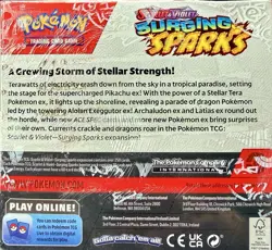 Pokemon TCG Scarlet & Violet Surging Sparks Booster Box FACTORY SEALED- 36 packs - Image 2