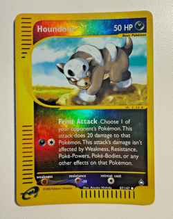 Pokemon - Houndour 87/147 Reverse Holo Foil Aquapolis - EXC to NM - Image 1
