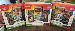 Pokemon TCG: x3 First Partner Illustration Collection Series 1-Sealed-Ship Quick - Image 1