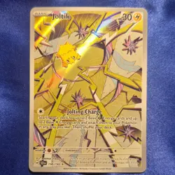 Pokemon TCG SV07 Stellar Crown Joltik 150/142 Illustration Rare Holo - Image 1
