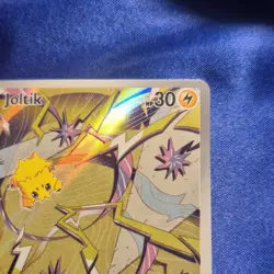 Pokemon TCG SV07 Stellar Crown Joltik 150/142 Illustration Rare Holo - Image 3