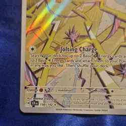 Pokemon TCG SV07 Stellar Crown Joltik 150/142 Illustration Rare Holo - Image 5