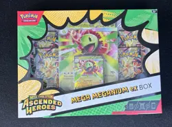 Pokemon Mega Evolution Ascended Heros Mega Meganium Ex Box Factory Sealed - Image 1