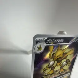 Pokemon TCG Alakazam Promo Holo Me: Mega Evolution 009 Black Star Promo. NM - Image 3