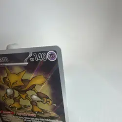 Pokemon TCG Alakazam Promo Holo Me: Mega Evolution 009 Black Star Promo. NM - Image 4