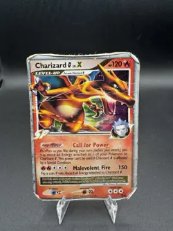 Charizard G Lv.X DP45 Diamond & Pearl Promo Holo Pokemon DMG - Image 1