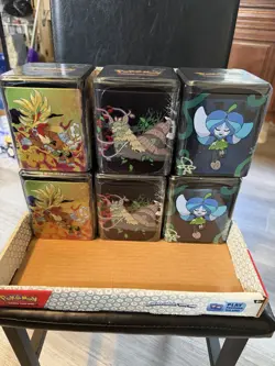Pokemon Stacking Tins: Treasures of Ruin-Paradox Pokemon-Ogerpon Display - Image 3