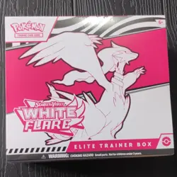 Pokemon TCG Scarlet & Violet White Flare Elite Trainer Box Reshiram Tornadus - Image 1