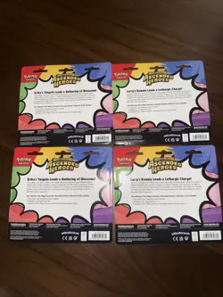 (4) Pokemon-Ascended Heroes-Blister Packs - Larry’s Kamala & Erika’s Tangela - Image 2