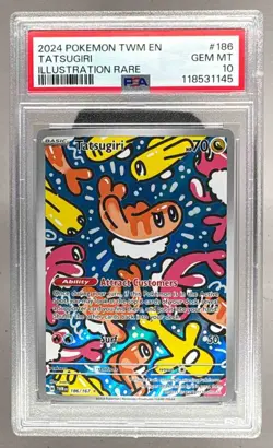 2024 Pokemon Twilight Masquerade 186 Tatsugiri PSA 10 118531145 - Image 1