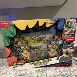 Pokemon TCG Ascended Heroes Premium Poster Collection Box Lucario Promo - Image 1