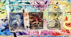 3x TAG 10 - Pokemon Battle Partners Volcanio ex 124/100 SAR, N's Reshiram 109 + - Image 1