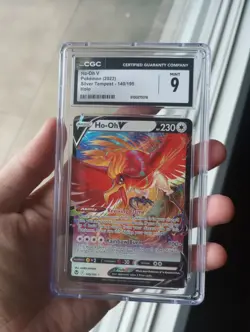 Ho-Oh V *CGC 9* Holo *Silver Tempest* #140 *2022* Pokemon - Image 1