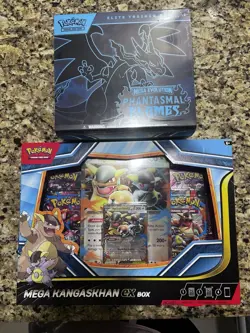 Pokemon Bundle Mega Kangaskhan Ex Box & Phantasmal Flames Elite Trainer Box - Image 1