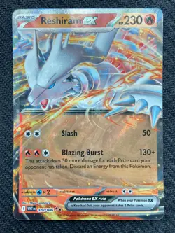 Pokemon 2025 Scarlet & Violet White Flare Reshiram ex 020/086 - Ultra Rare MINT - Image 1