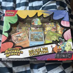 Pokemon Mega Evolution Ascended Heroes First Partners Deluxe Pin Collection New - Image 1