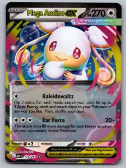 Mega Audino ex 172/217 Double Rare ME: Ascended Heroes Pokemon Near Mint - Image 1