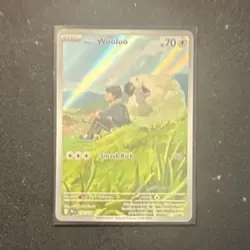 Pokemon Hop's Wooloo Full Art Holo Illustration Rare 170/159 70 HP Smash Kick - Image 1