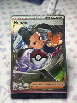Nemona 238/091 Paldean Fates Special Illustration Rare Full Art Pokemon TCG NM/M - Image 1