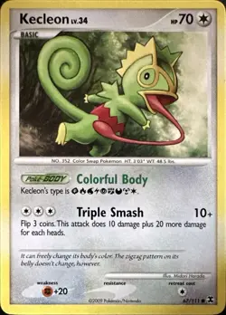 Kecleon 67/111 Common Rising Rivals Pokemon Lightly Played - Image 1