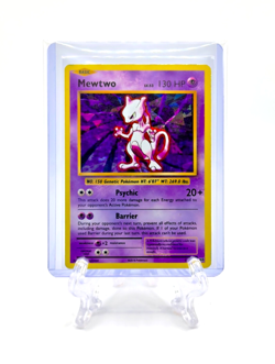 MEWTWO 2016 Pokemon TCG XY Evolutions #51/108 CRACKED ICE HOLO RARE LIGHT PLAY - Image 3
