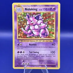 Nidoking 45/108 XY Evolutions Holo Rare 2016 Pokemon LP - Image 1