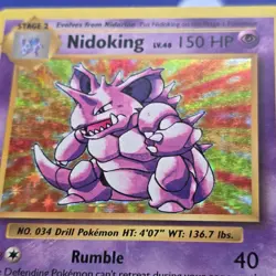 Nidoking 45/108 XY Evolutions Holo Rare 2016 Pokemon LP - Image 3