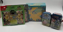 Pokemon TCG Ascended Heroes Lot Of 5 ETB, 2 Tins 2 Blisters (Larry/Erika) SEALED - Image 1