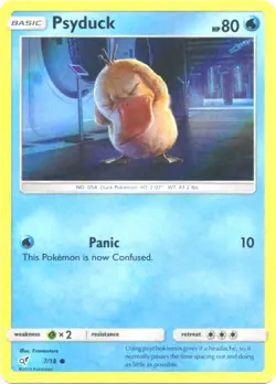 Pokemon Psyduck 7/18 Holo Detective Pikachu - Image 1