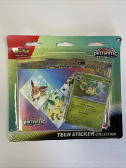 Pokemon TCG Prismatic Evolutions Tech Sticker Collection Sealed Lot (5x) - Image 3
