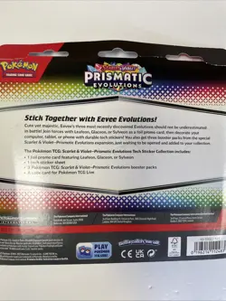 Pokemon TCG Prismatic Evolutions Tech Sticker Collection Sealed Lot (5x) - Image 5