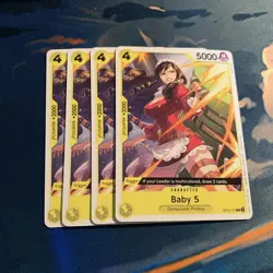 Baby 5 Playset - OP12- x4 - tournament pack 2026 vol.1 - One Piece TCG - English - Image 1