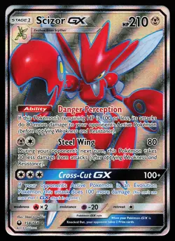Scizor GX 158/168 Holo Full Art Celestial Storm Pokemon Card - Image 1