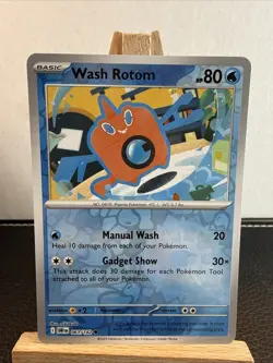 Wash Rotom 061/182 Reverse Holo SV Destined Rivals Pokemon Card - Image 1