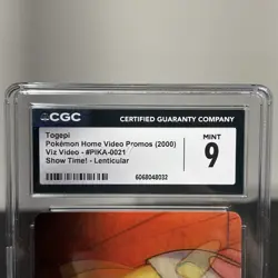 CGC 9 Mint Togepi Pioneer Lenticular Viz Video PIKA-0021 Pokemon Card - Image 3