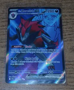 Pokemon TCG Journey Together N's Zoroark EX Hyper Rare Full Art Card 175/159 - Image 1