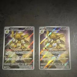 Pokemon Alakazam Holo 2020 TCG Cards Lot 2x 009/025 English Nintendo - Image 1